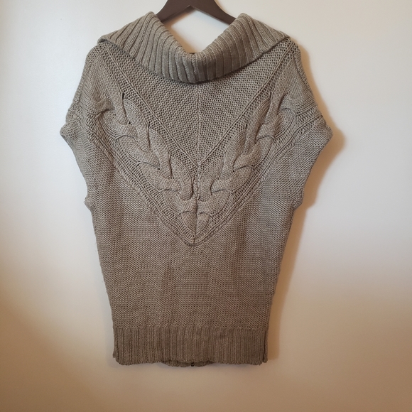 Tiger Of Sweden Wool Blend Oversized Chunky Knit Cowl Neck Cap Sleeve Zi… - Picture 5 of 12